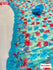 Blue Georgette Floral Saree
