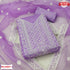 Lavender Organza Designer Kurtha Suruwal Piece