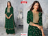Green Embroidered Semi-Stitched Kurtha Palazzo Set
