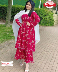 Pink Kurtha Sharara Set