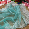 Pure Soft Organza Embroidered Saree