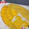 Yellow Partywear Kurtha Sharara Dupatta Set