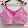 Baby Pink Chikankari Georgette Blouse