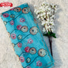Sky Blue Organza Handwork Saree