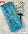 Sky Blue Organza Handwork Saree