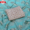 Sky Blue Zari Weaving Fancy Organza Saree