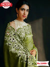 Pickle Green Vichitra Silk Partywear Saree