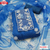 Royal Blue Organza Designer Kurtha Suruwal Piece