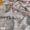 Ash Premium Organza Embroidered Saree