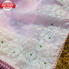 Pink Chikankari Work Organza Saree