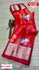 Red Pure Organza Multi-Sequins Partywear Saree