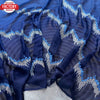 Royal And Navy Blue Glitter Sequins Padding Saree