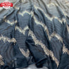 Ash And Black Glitter Sequins Padding Saree