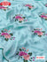 Sky Blue Chinnon Silk Embroidered Saree