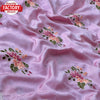 Pink Chinnon Silk Embroidered Saree