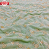 Dusty Green Faux Georgette Embroidered Partywear Saree