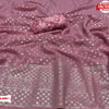 Pink Pure Georgette Silver Foil Fancy Saree