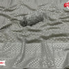 Ash Pure Georgette Silver Foil Fancy Saree