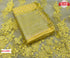 Yellow Pure Georgette Silver Foil Fancy Saree