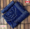 Navy Blue Silk Saree With Swaroski Stone Work