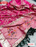 Pink Banarasi Viscose Saree With Tassels