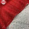 Red Pure Georgette Crochet Bandhej Saree