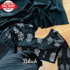Black Crush Saree With Stitched Sequins Karachi Blouse