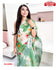 Green Shibori Pure Organza Polka Dot Saree