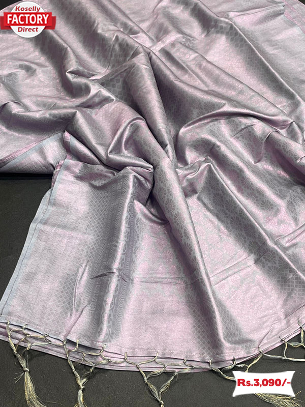 Faint Pink Pure Soft Silk Saree