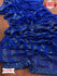 Royal Blue Pure Blooming Georgette Partywear Saree