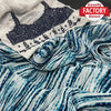 Blue Shibori Print Ready To Wear Saree