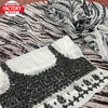 Black And White Shibori Print Ready To Wear Saree