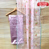 Baby Pink Organza Designer Saree