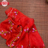 Red Pure Soft Organza Embroidered Saree