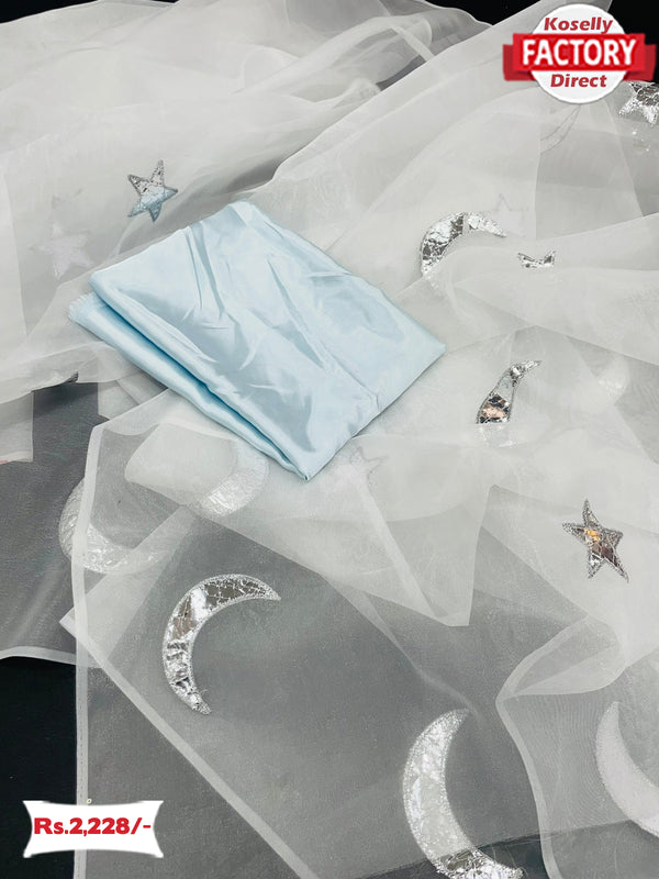 Genelia D'souza Organza Moonlight Saree