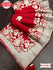 Red Viscose Zari Weaving Saree