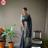 Black Pure Banarasi Silk Saree