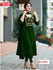 Green Kurtha Palazzo Dupatta Set
