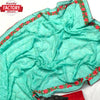 Sea Green Soft Georgette Kashmiri Work Partywear Saree