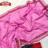 Magenta Georgette Kashmiri Work Partywear Saree