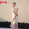 Pure Linen Bollywood Designer Saree