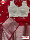Pure Organza Embroidered Saree With Readymade Blouse