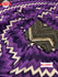 Zigzag Pattern Crush Saree With Gotapati Blouse Piece