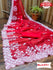 Red Organza Designer Partywear Saree
