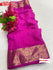 Pink Heavy Dola Silk Saree With Jacquard Border