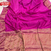 Pink Heavy Dola Silk Saree With Jacquard Border