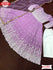 Lavender Embroidered Gown Dupatta Set