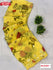 Yellow Floral Georgette Saree With Embroidery