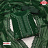 Dark Green Embroidered Kurtha Suruwal Piece