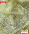 Yellow Organza Chikankari Work Saree